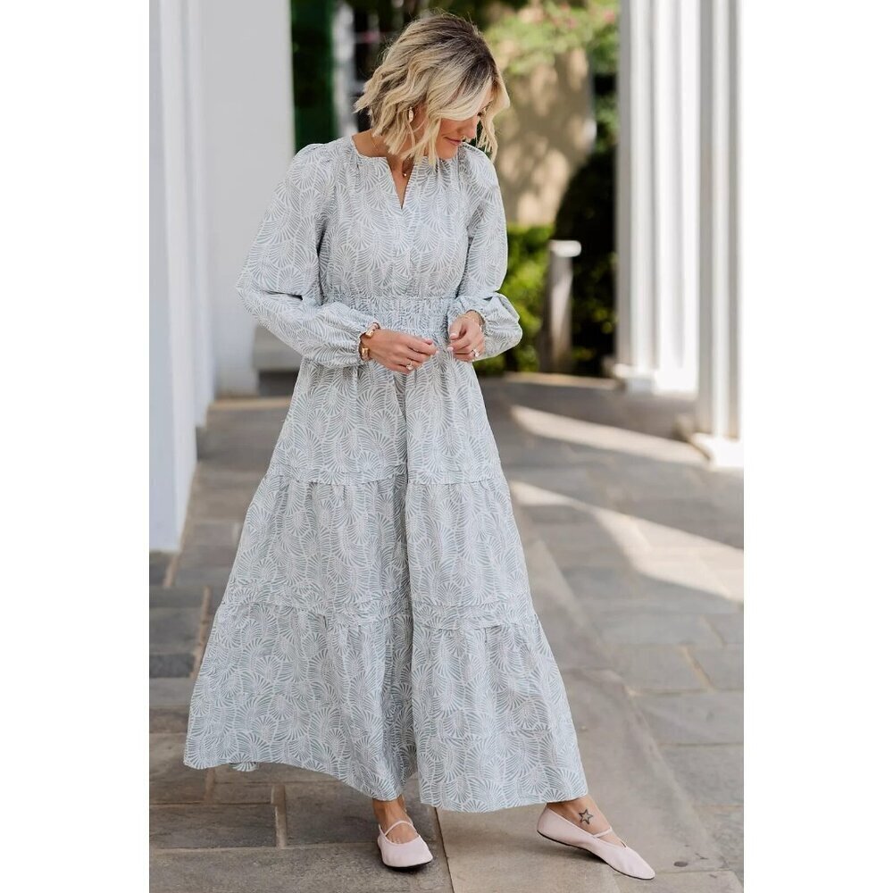 Loverly Grey x Anthropologie: The Somerset Maxi Dress: Long-Sleeve Edition XL